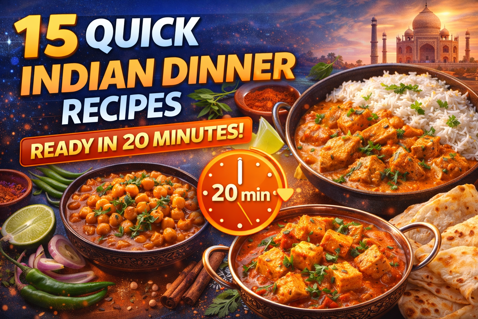 12 Easy Veg Dinner Ideas for Busy Weeknights