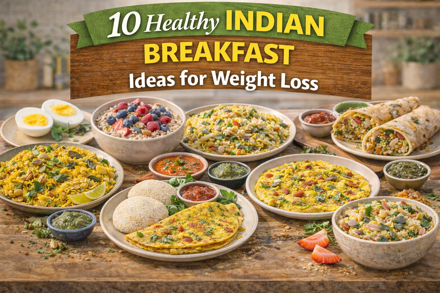 10 Healthy Indian Breakfast Ideas for Weight Loss