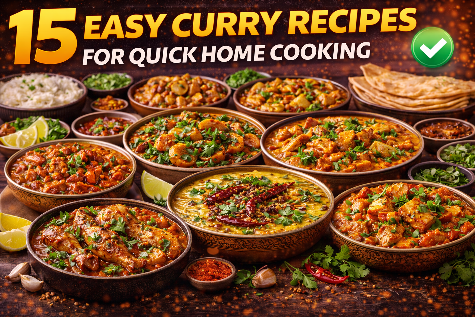 15 Easy Curry Recipes for Quick Home Cooking