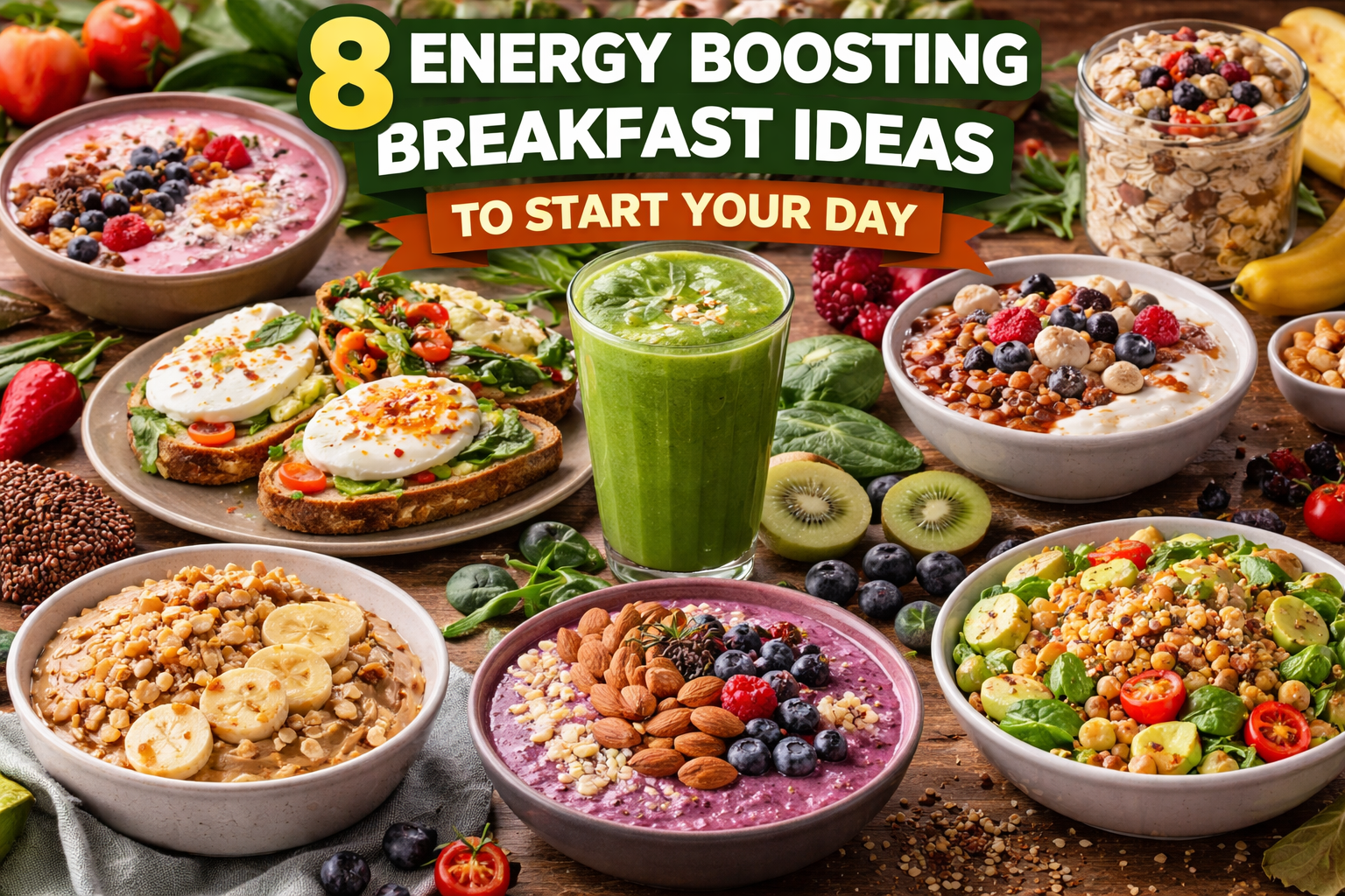 8 Energy Boosting Breakfast Ideas to Start Your Day