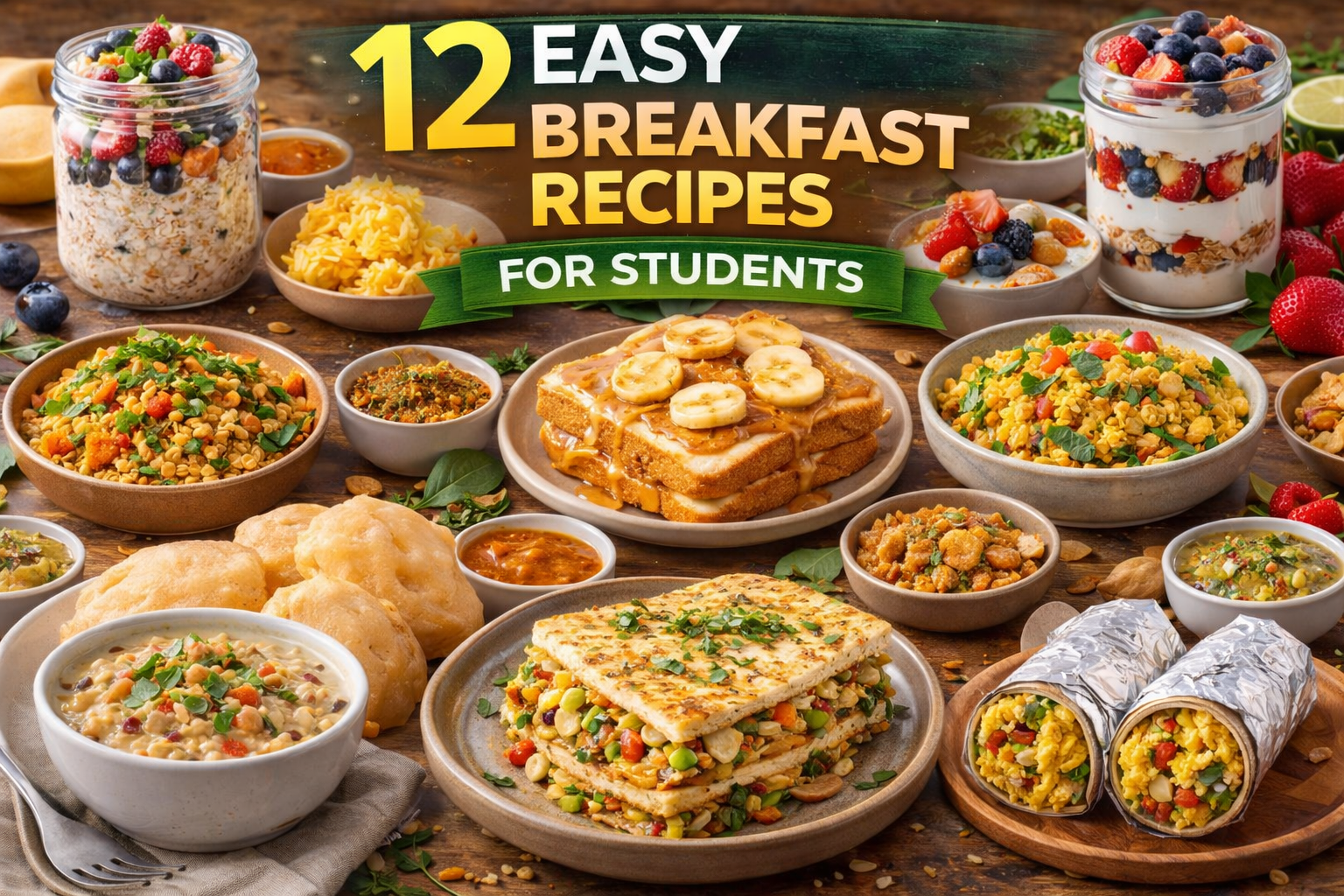 12 Easy Breakfast Recipes for Students