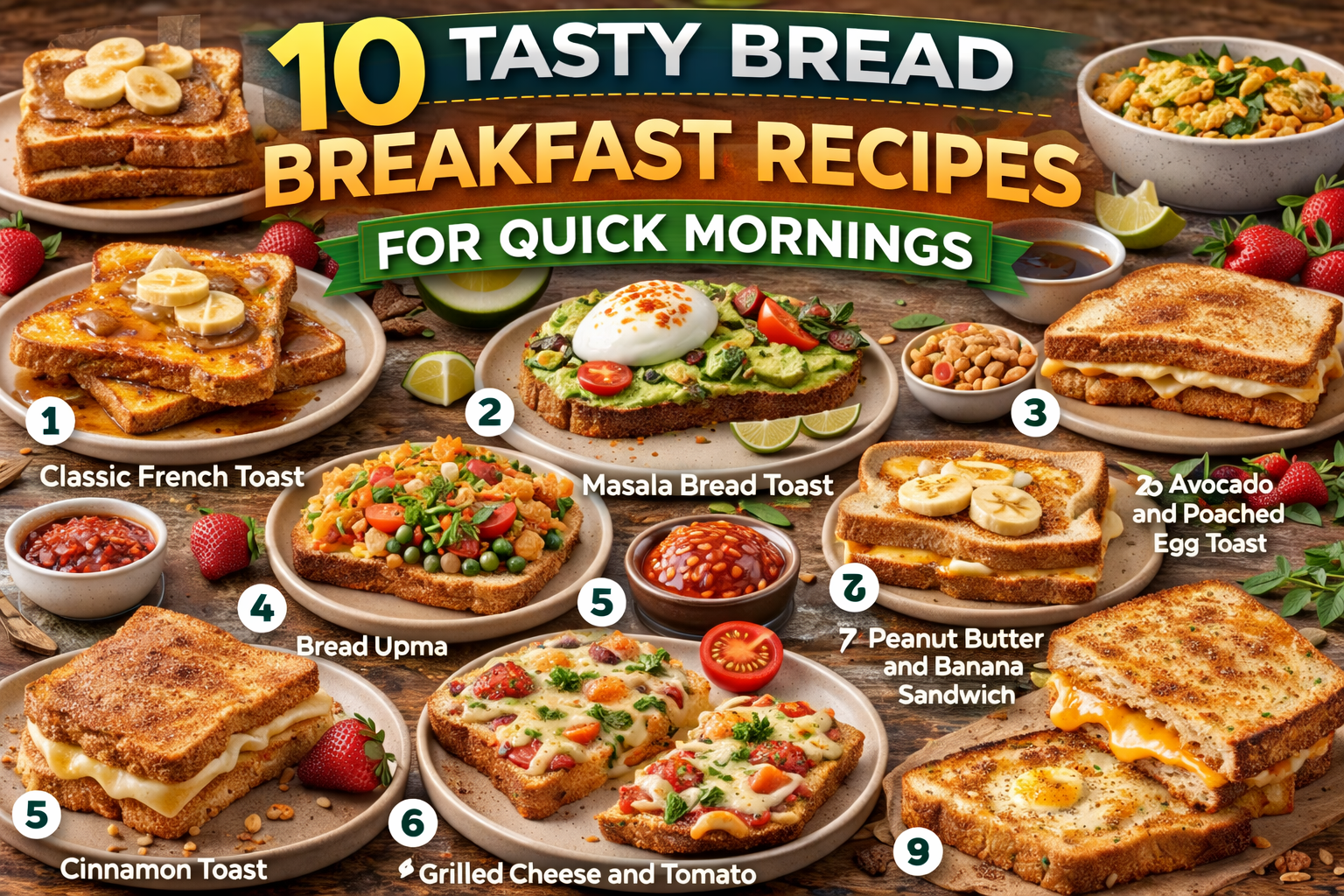 10 Tasty Bread Breakfast Recipes for Quick Mornings