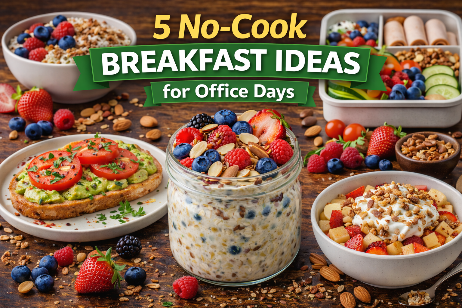 5 No-Cook Breakfast Ideas for Office Days